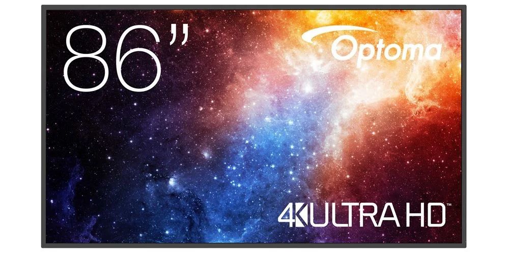 H1F2C0HBW101 - Monitor Optoma 86? N3861K 4K 24/7 500cd Sistema Soc integrado Android 11 4GB 32GB SSD (H1F2C0HBW101)