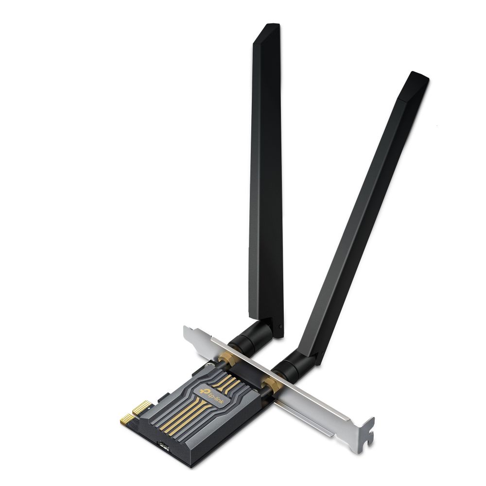 ARCHER TBE400E - Adaptador TP-Link BE6500 PCIe WiFi 7 TriBand Bluetooth Dos Antenas Externas Negro (ARCHER TBE400E)