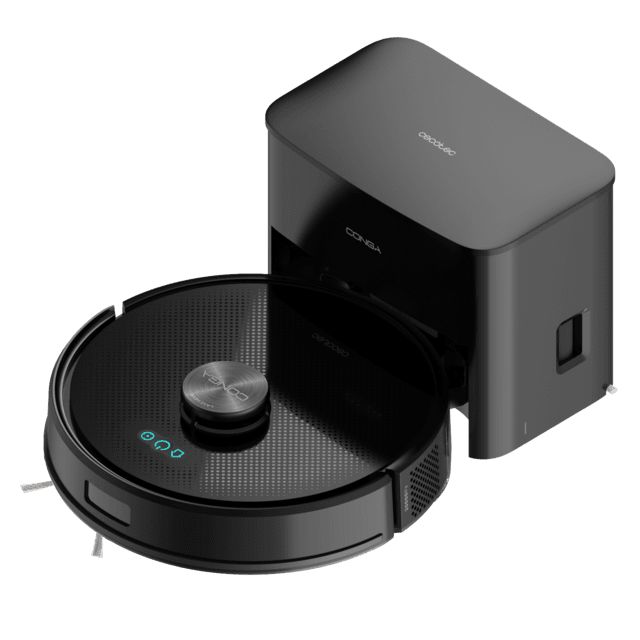 A01_EU01_114521 - Robot Aspirador Cecotec Conga Y70 con Navegacin lser APP y Wifi. 20000Pa de presin de succin, 180m2 de autonoma. Cepillo de silicona especial para casas con mascotas. Base de autovaciado con bolsa de polvo de 3 L. (A01_EU01_114521)