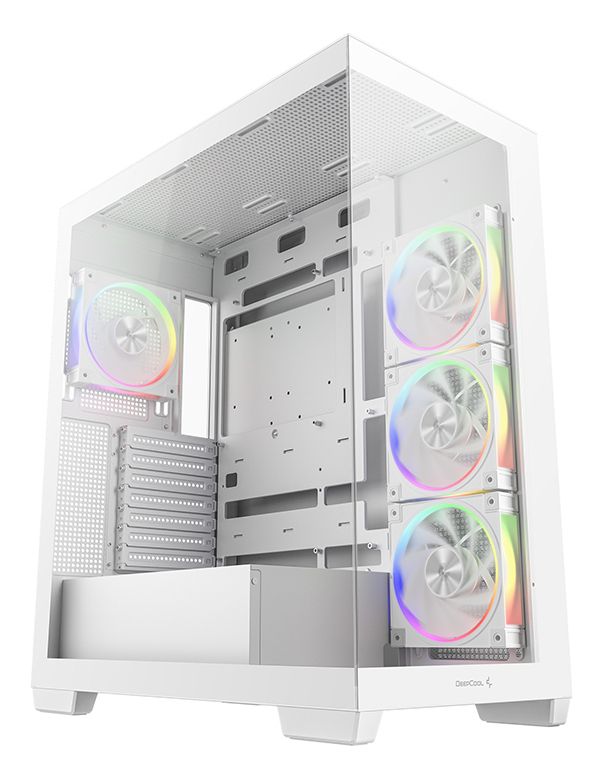 R-CG580-WHADA4-G-2 - Caja Gaming DeepCool CG580V2 4F Panel Lateral de Cristal Templado 2xUSB-A 3.0 1xUSB-C 3.1 ATX ITX mATX Blanca (R-CG580-WHADA4-G-2)