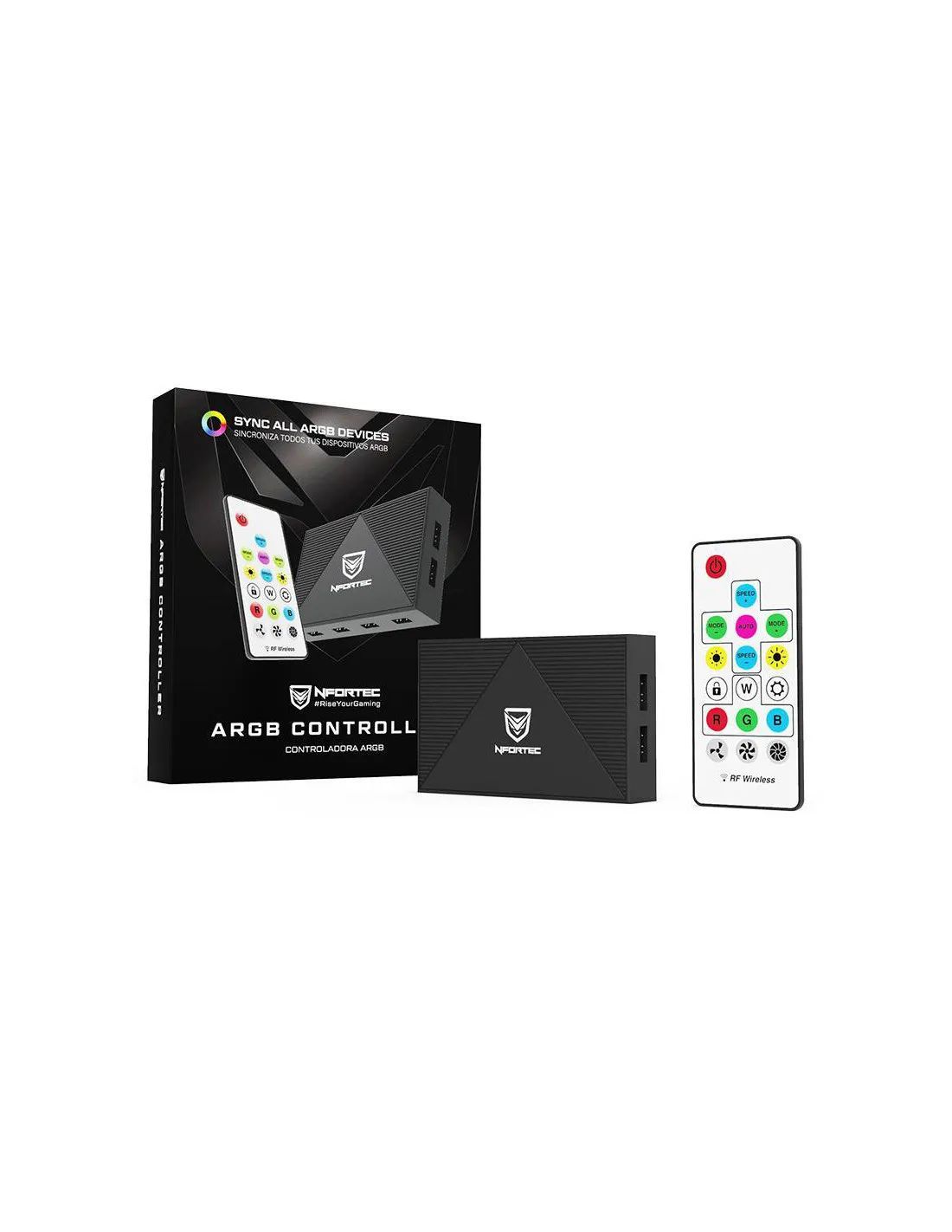 NF-AC-ARGBCONTROLHUB - Controladora Hub Nfortec LED ARGB (NF-AC-ARGBCONTROLHUB)