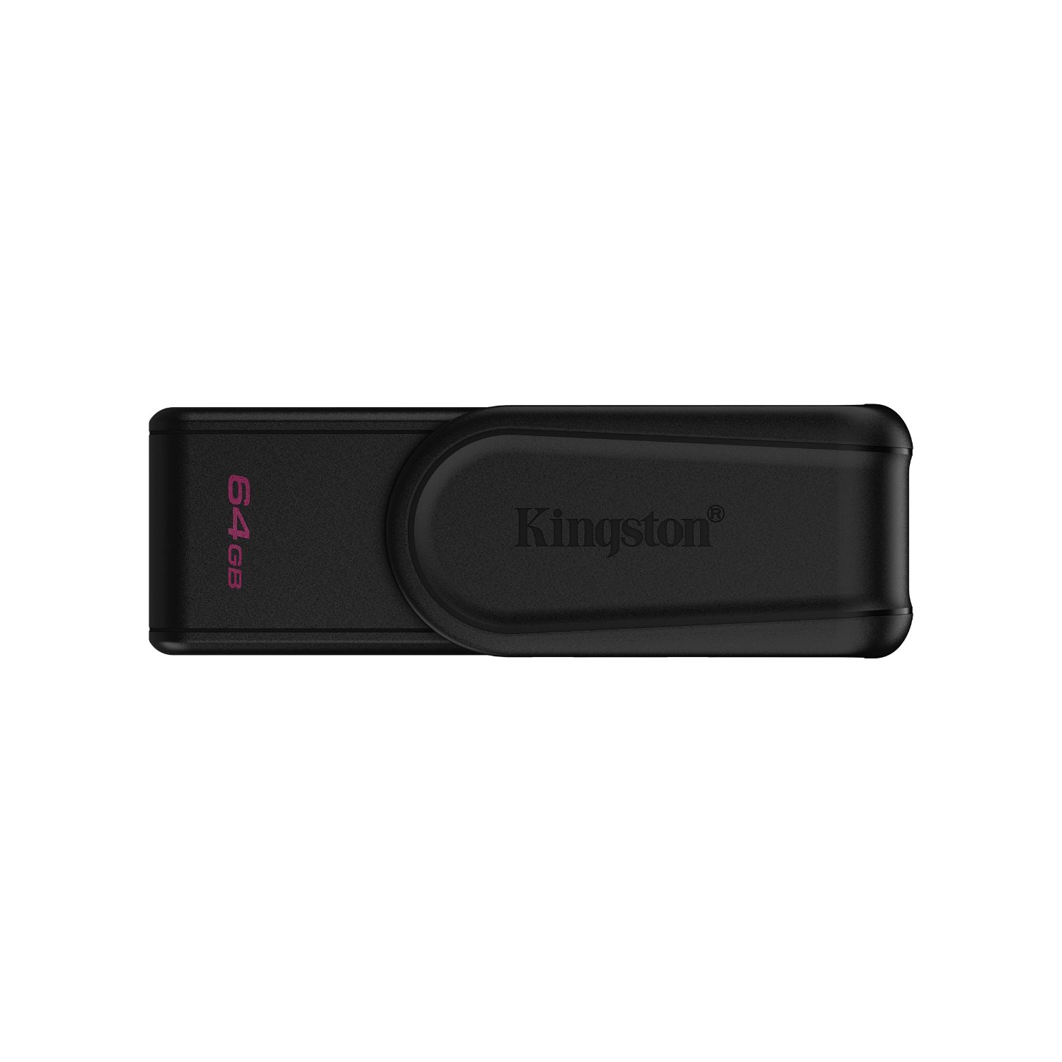 DTXS/64GB - Pendrive Kingston DataTraveler Exodia S 64Gb Usb3.2, Tapn giratorio, Negro. (DTXS/64GB)