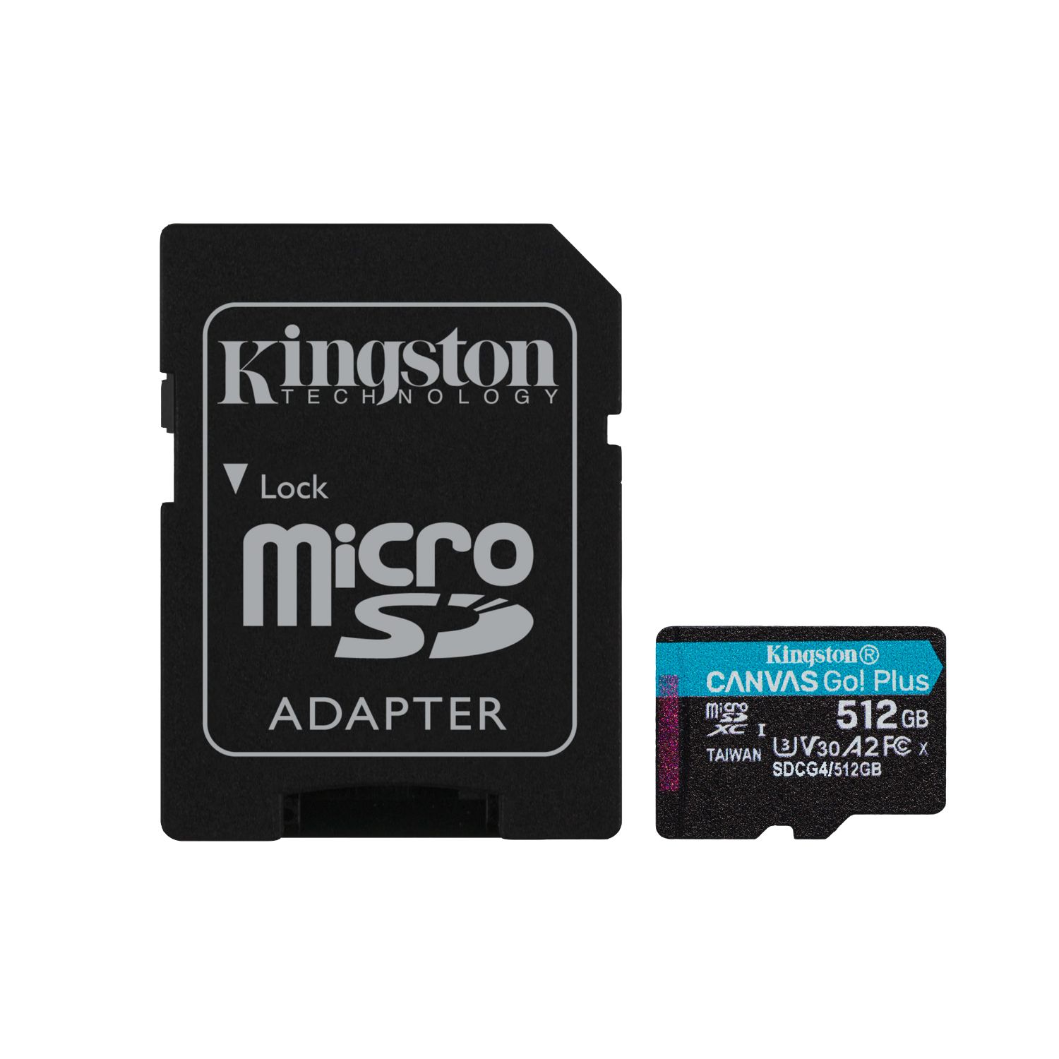 SDCG4/512GB - kingston microSDXC Canvas Go Plus 512Gb Gen4 200MB/s A2 U3 V30 +Adaptador SD. (SDCG4/512GB)