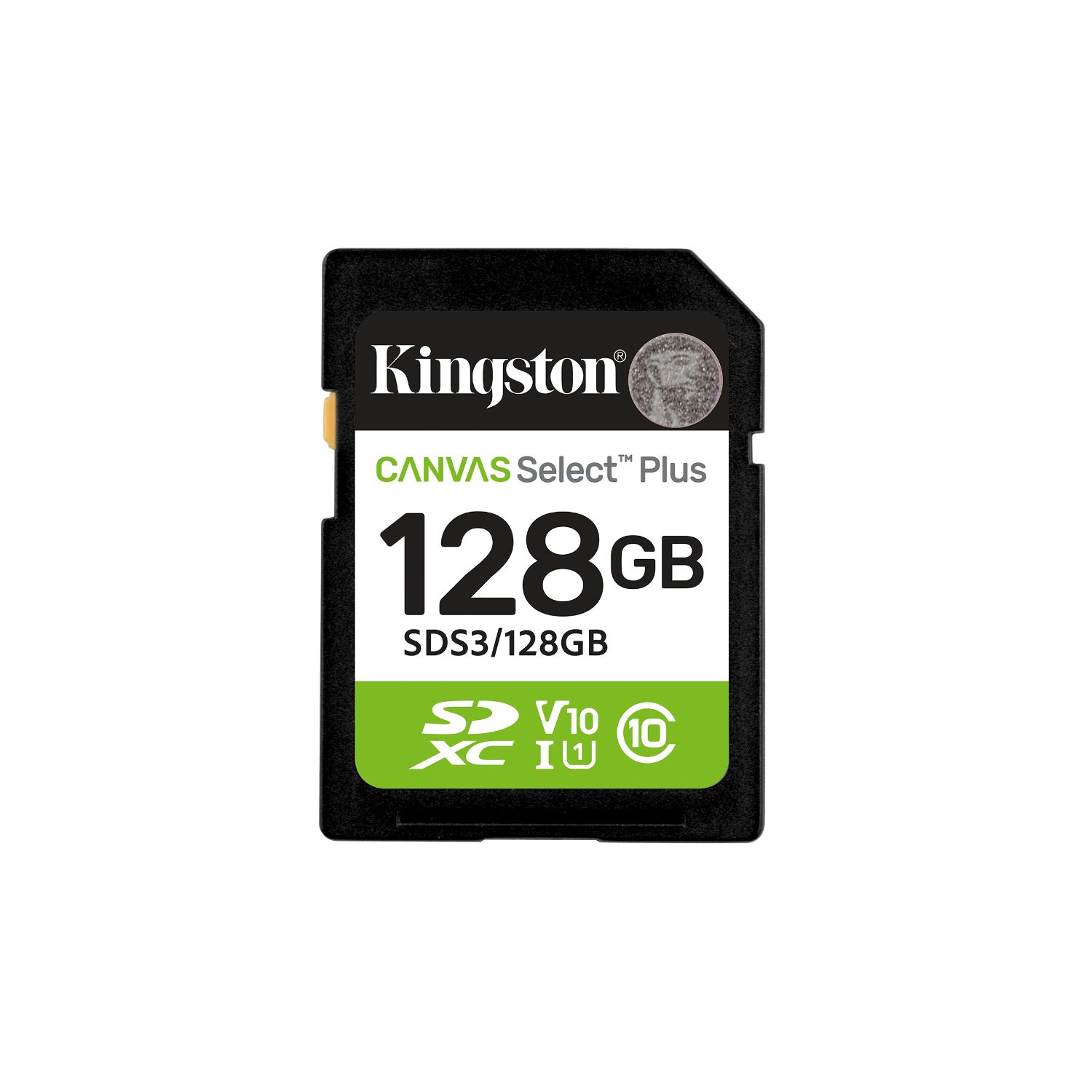 SDS3/128GB - Kingston SDXC Canvas Selec Plus Gen3 128Gb 150MB/s C10 UHS-I U1 V10 (SDS3/128GB)