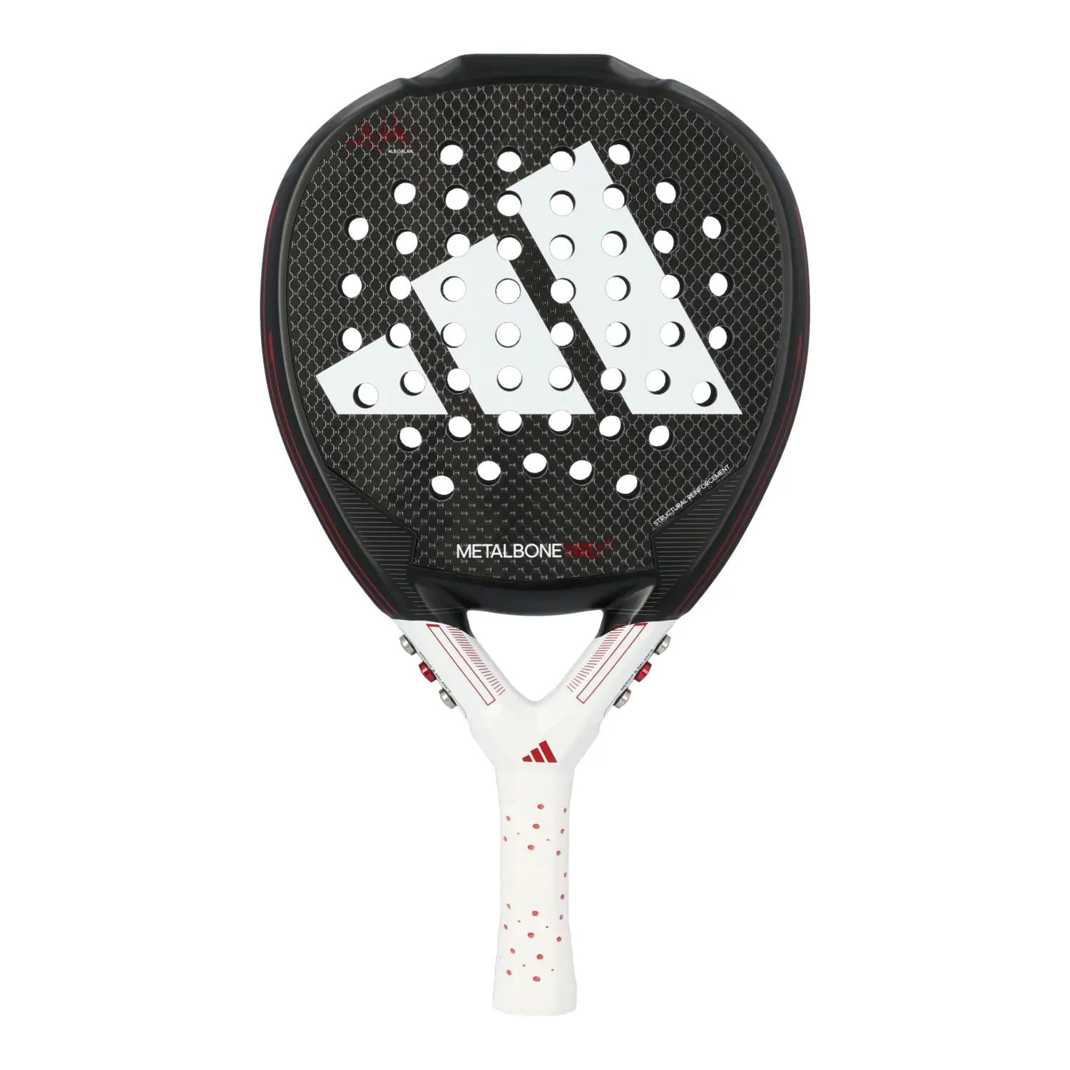 METAL HRD+ 24 - Pala de Pdel Adidas Metalbone Blanca/Negra (METAL HRD+ 24)