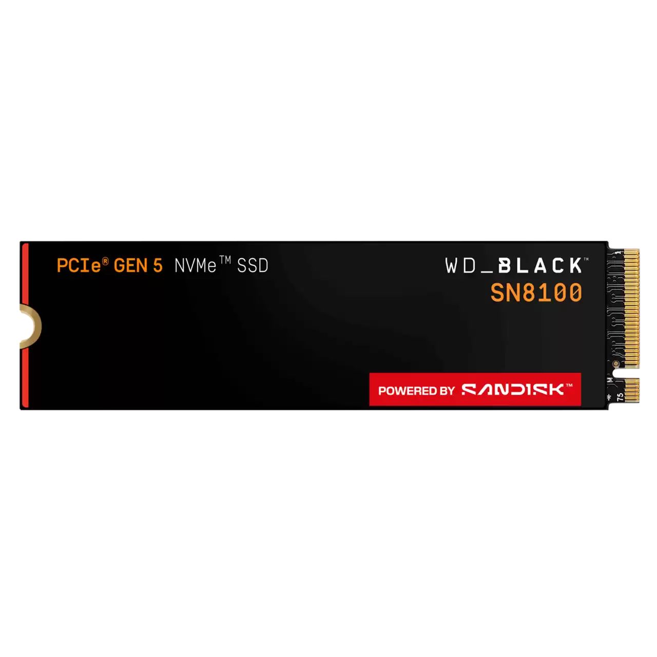 WDS100T1X0M - SSD WD Black SN8100 1Tb Nvme M.2 (WDS100T1X0M)