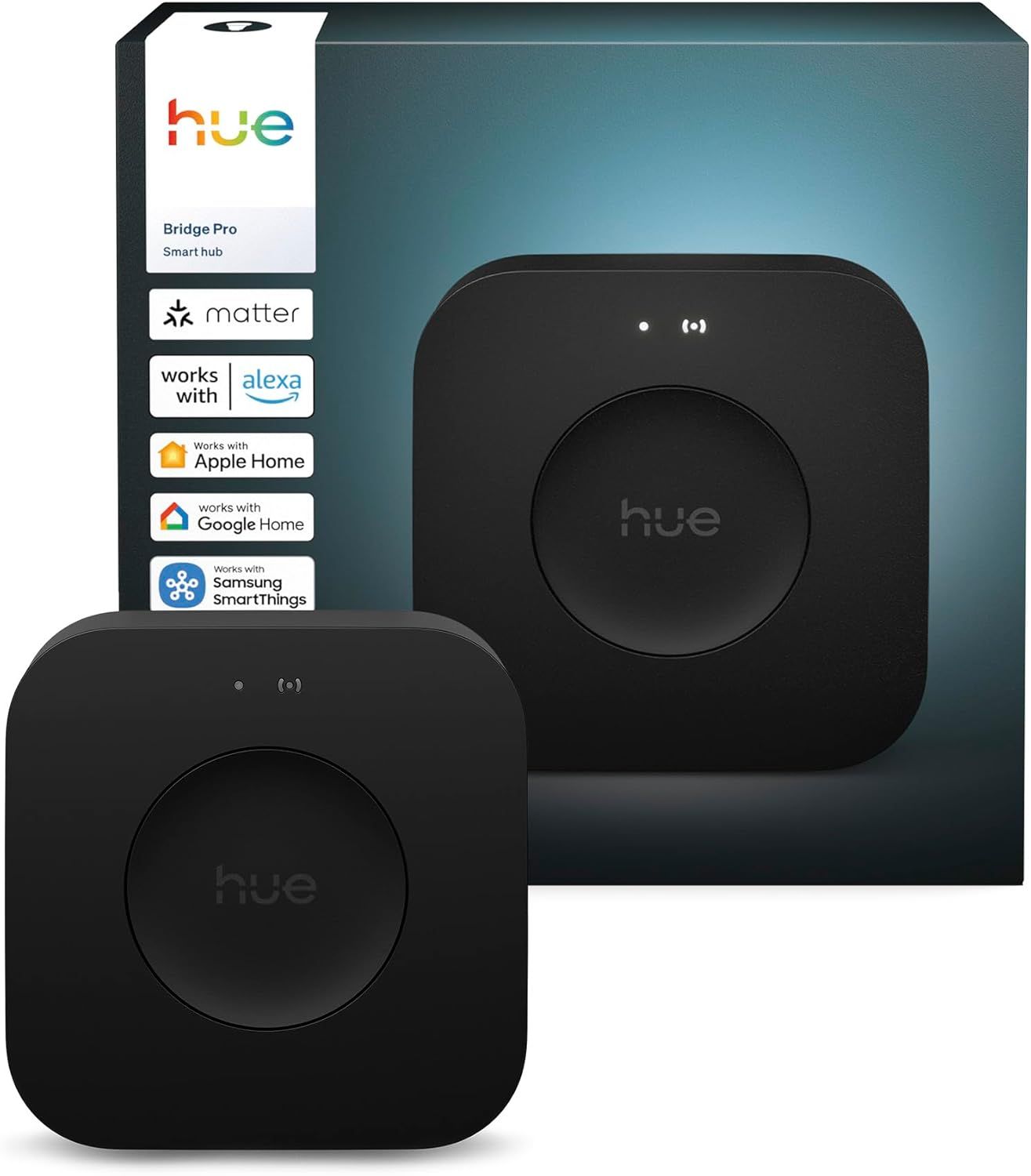 929003582607 - Controlador Philips Hue Bridge Pro EU, centro de control inteligente para sistemas de iluminacion Hue, compatible Alexa, google. (929003582607)