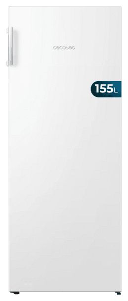 02788 - Congelador vertical CECOTEC Bolero CoolMarket Bolero CoolMarket UF 155 White E,Total No frost con puerta reversible y alarma de puerta abierta. (02788)