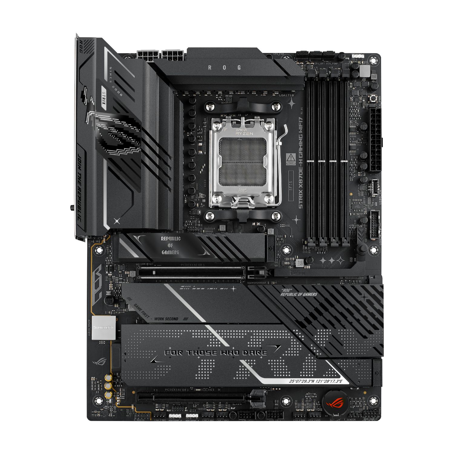 90MB1M90-M0EAY0 - ASUS ROG STRIX X870E-H GAMING WIFI7: (AM5) 4DDR5 4SATA3 4M.2 Wifi7 ATX (90MB1M90-M0EAY0)