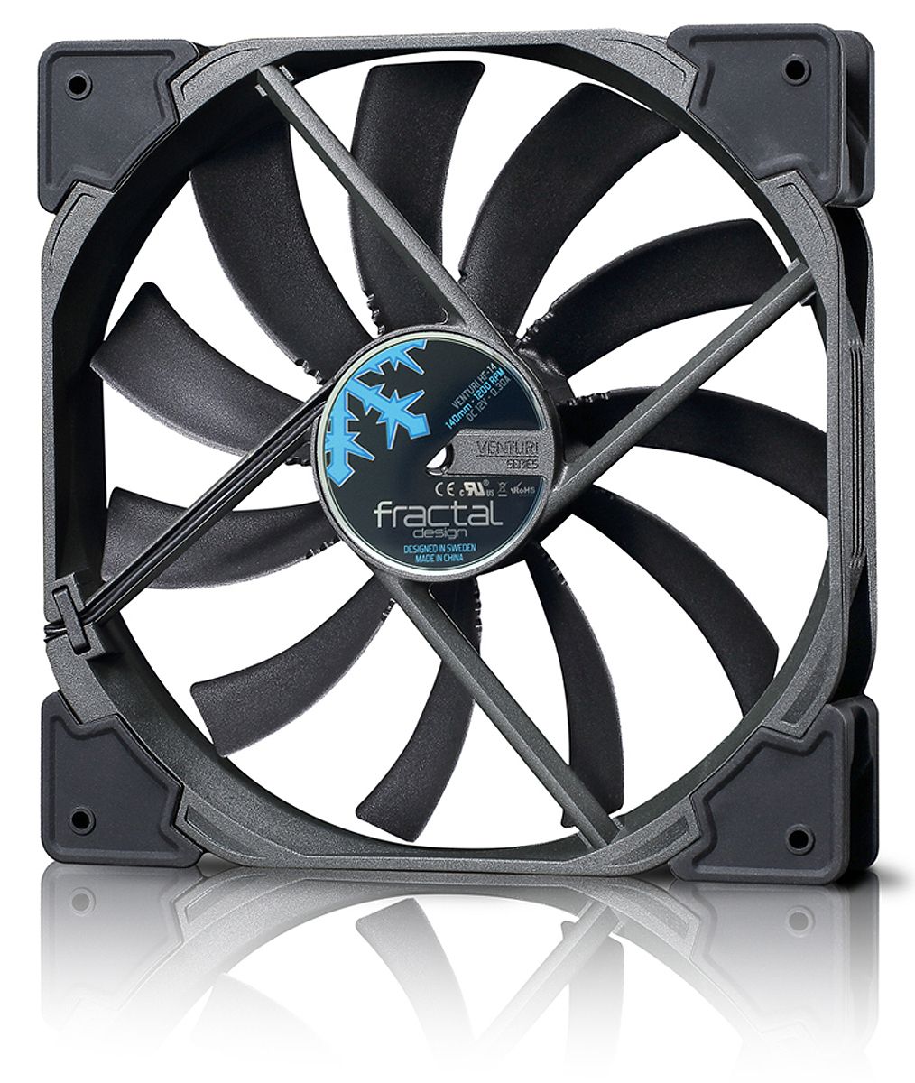 FD-FAN-VENTHF14-BK - Ventilador Fractal Design HF-14 140mm Negro (FD-FAN-VENTHF14-BK)