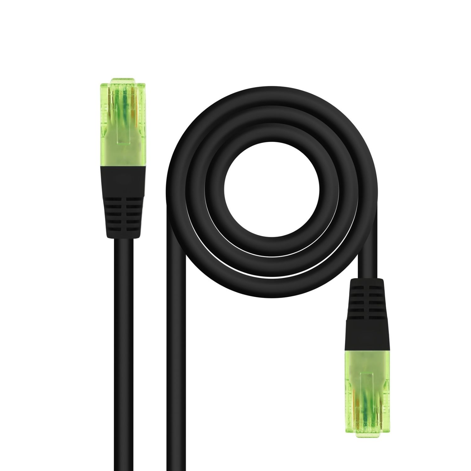 10.20.1400-L25-BK - Cable de Red Nanocable Cat.6 RJ45 UTP 25cm Negro (10.20.1400-L25-BK)