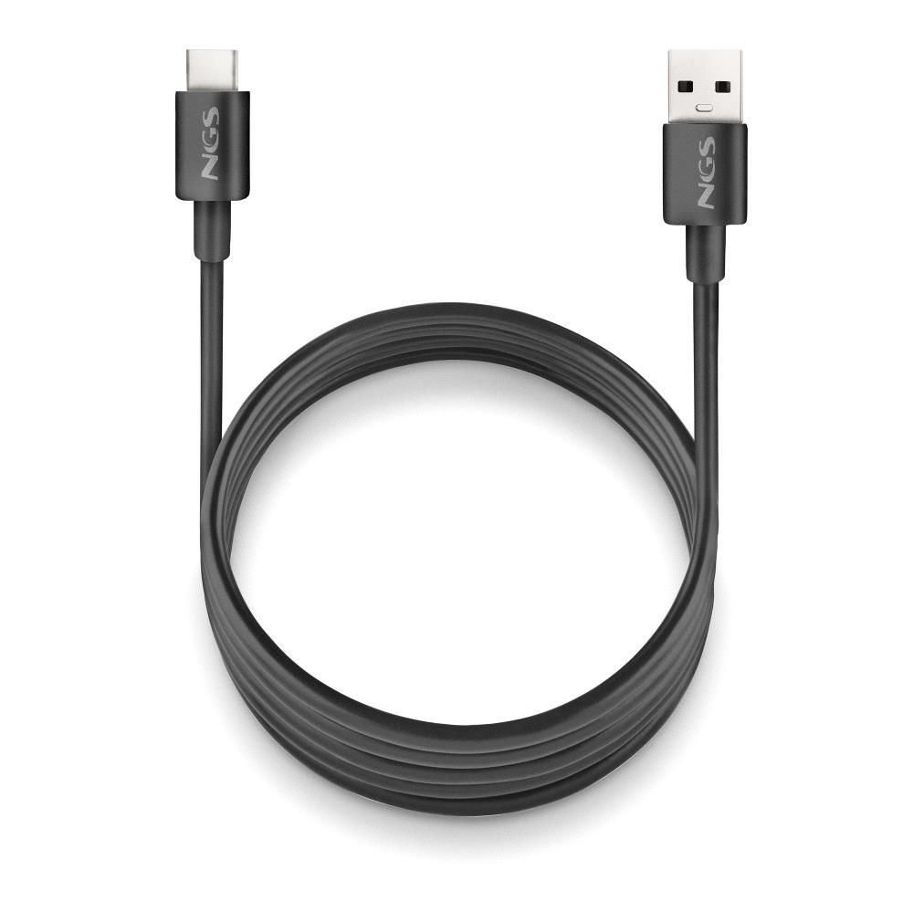 ZYRO-ACBLACK - Cable NGS Usb-C a Usb-C 1m Negro (ZYRO-ACBLACK)