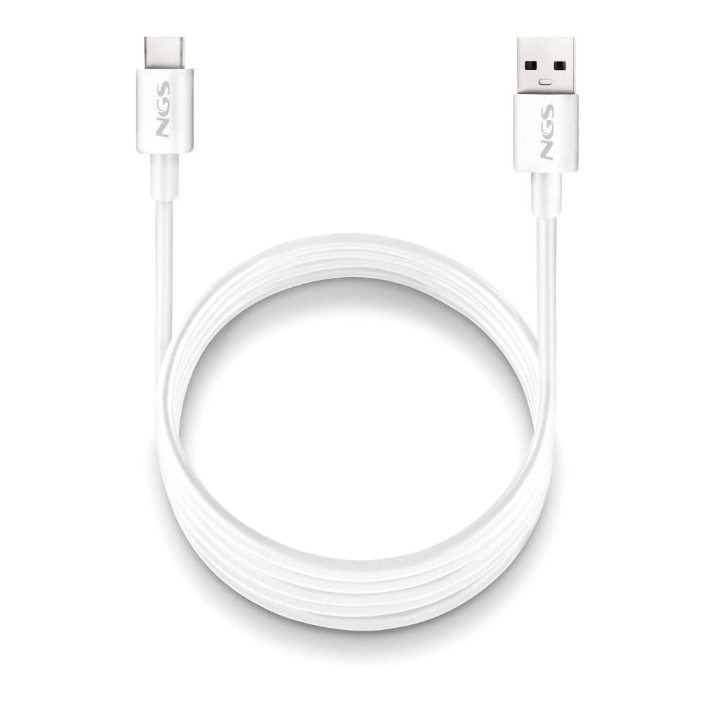 ZYRO-ACWHITE - Cable NGS Usb-C a Usb-C 1m Blanco (ZYRO-ACWHITE)