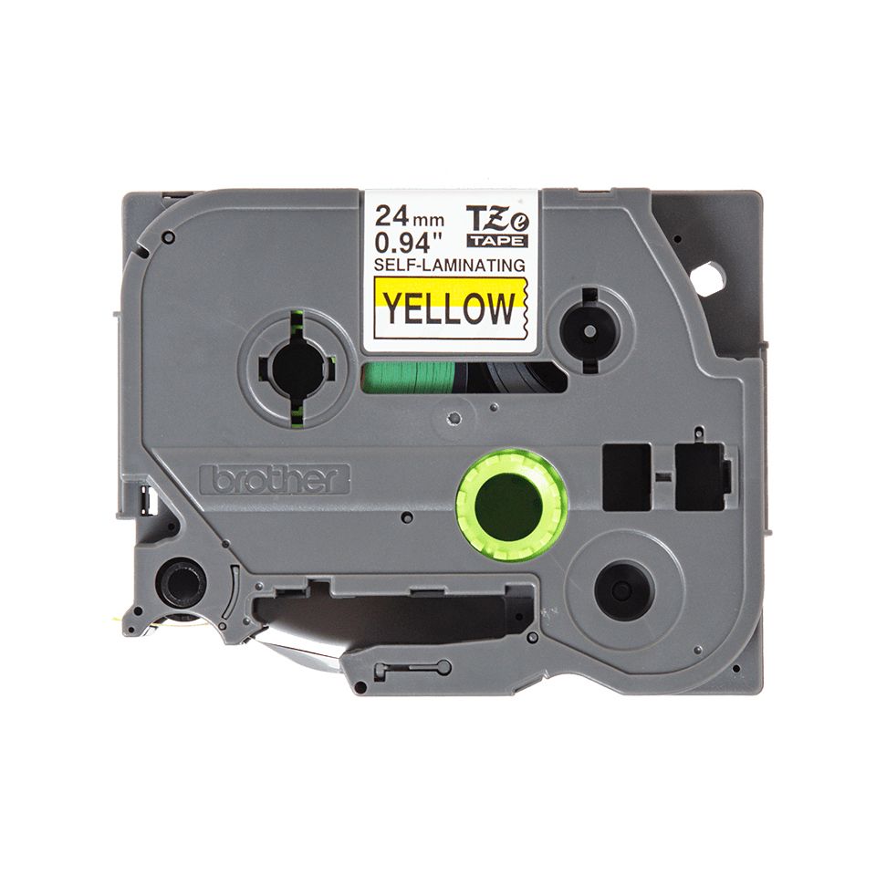 TZE-SL651 - Cinta Brother 24mm 8m Negro sobre Amarillo (TZE-SL651)