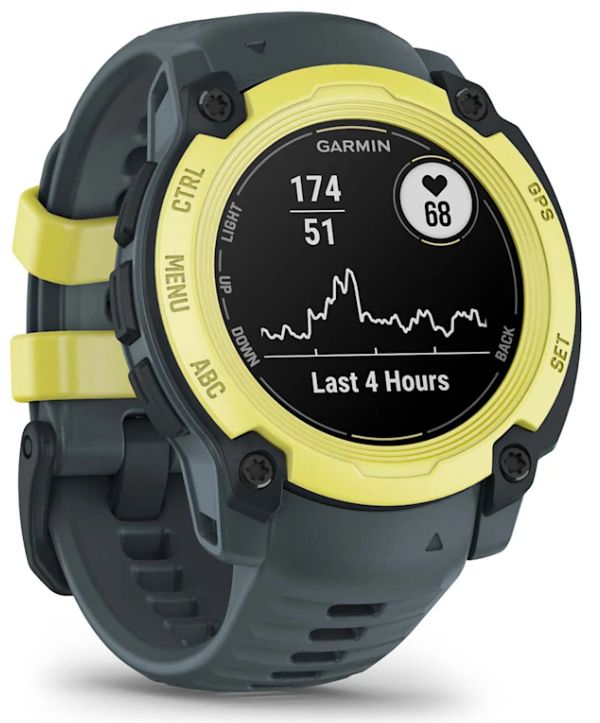 010-02932-01 - Smartwatch Garmin Instinct E Digital MIP 0.86? 40mm Multideporte Bluetooth GPS Amarillo Correa Gris (010-02932-01)