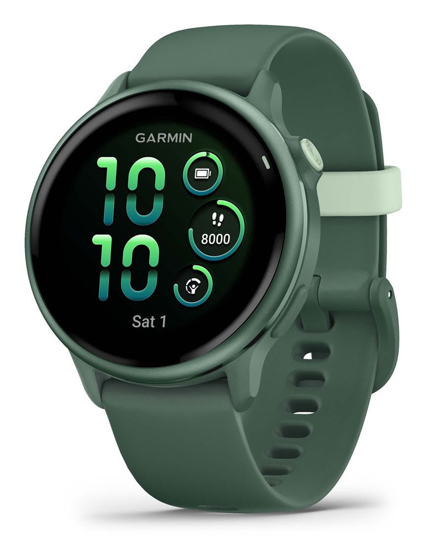 010-02985-02 - Smartwatch Garmin Vvoactive 6 AMOLED Tctil Color 1.2? 42mm Multideporte WiFi Bluetooth GPS Verde (010-02985-02)
