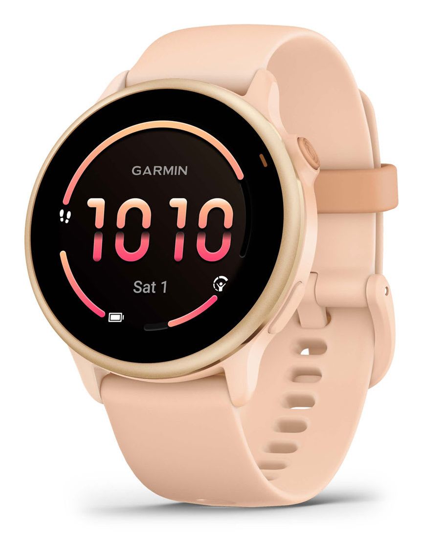 010-02985-03 - Smartwatch Garmin Vvoactive 6 AMOLED Tctil Color 1.2? 42mm Multideporte WiFi Bluetooth GPS Rosa (010-02985-03)