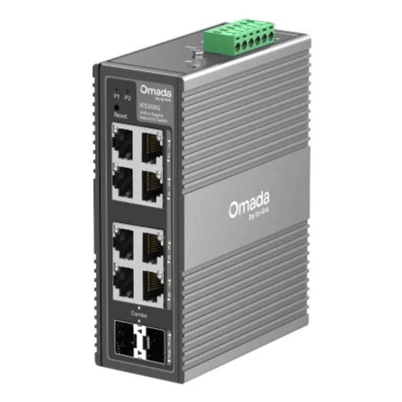 IES208G - Switch TP-Link Omada Gestionado 6xRJ45 2xSFP Ethernet GbE Gris (IES208G)