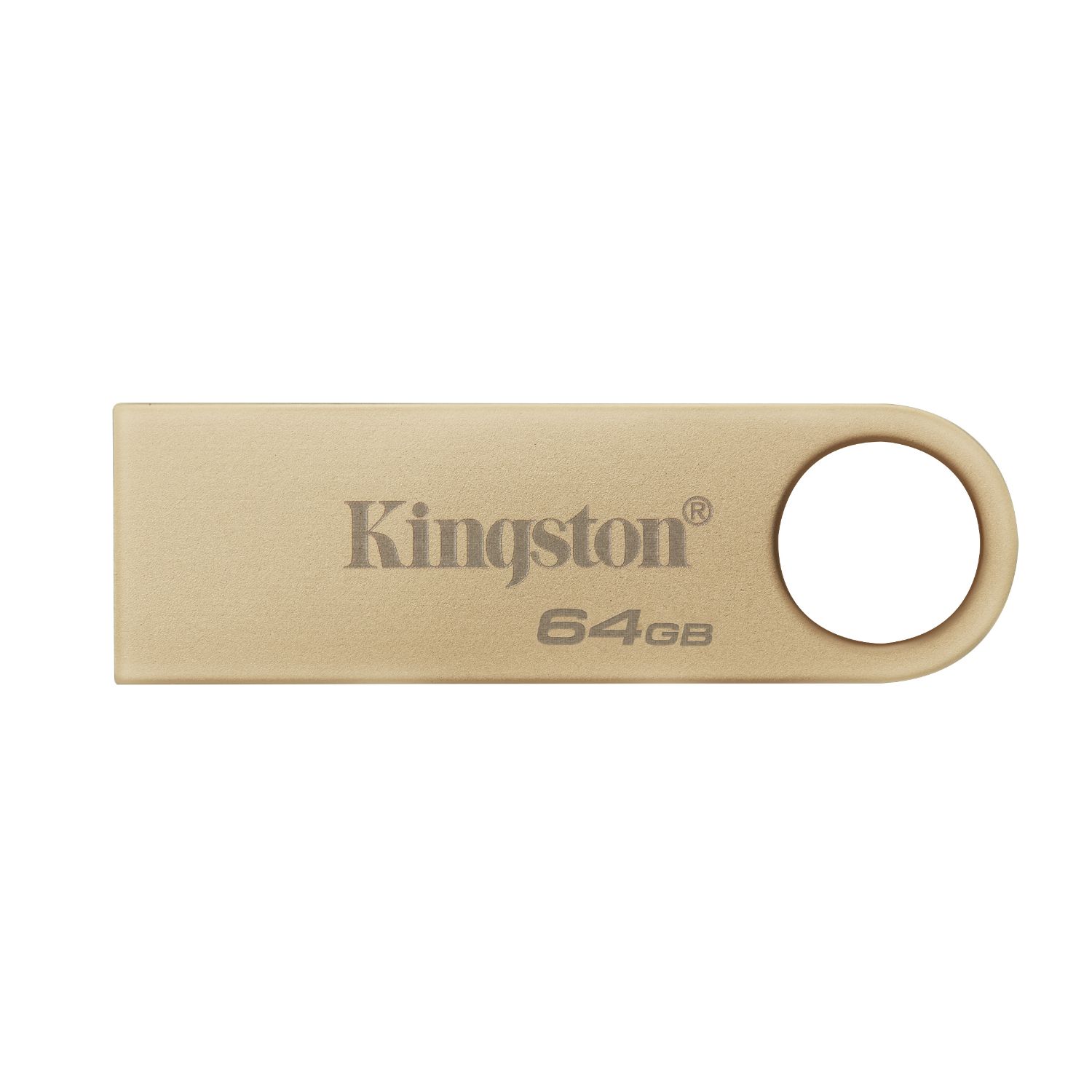 DTSE9G3/64GB - Pendrive Kingston DataTraveler SE9 G3 64Gb USB-A 3.0 Lectura 220 Mb/s Escritura 100 Mb/s Llavero Metal Dorado (DTSE9G3/64GB)