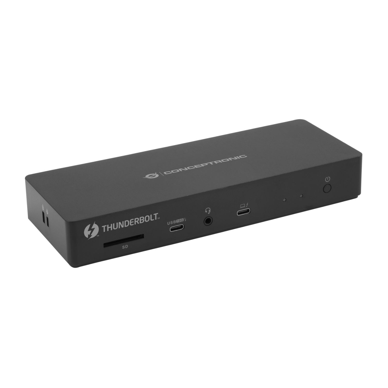 DONN30B - Docking Station CONCEPTRONIC USB-C 13en1 2xUSB-A 3.1/2xUSB-C 3.1 PD 96W/2xThunderbolt 4/1xHDMI 2.1/1xRJ45/Lector Tarjetas 8K UHD Negro (DONN30B)