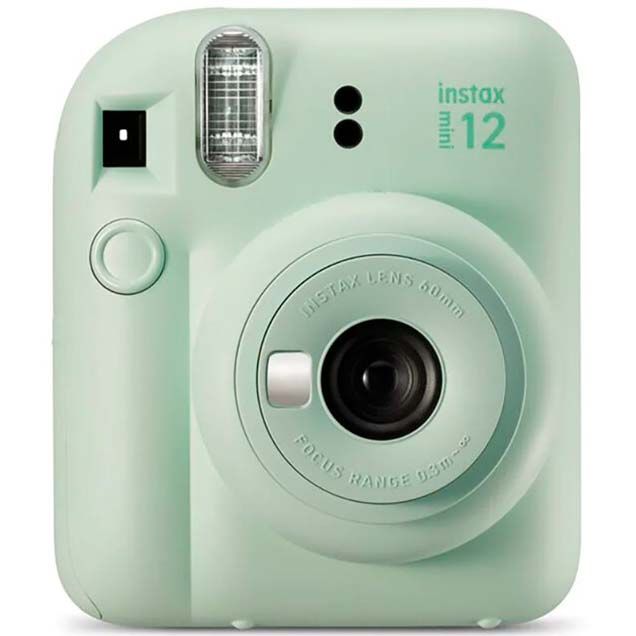 70100171930 - C�mara Fujifilm Instax mini 12 Kit Navidad Mint Green, incluye tote bag, pack 10 papel foto, correa, bateria AA. (70100171930)