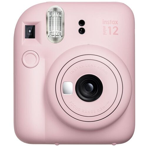 70100171933 - C�mara Fujifilm Instax mini 12 Kit Navidad Blossom Pink, incluye tote bag, pack 10 papel foto, correa, bateria AA. (70100171933)