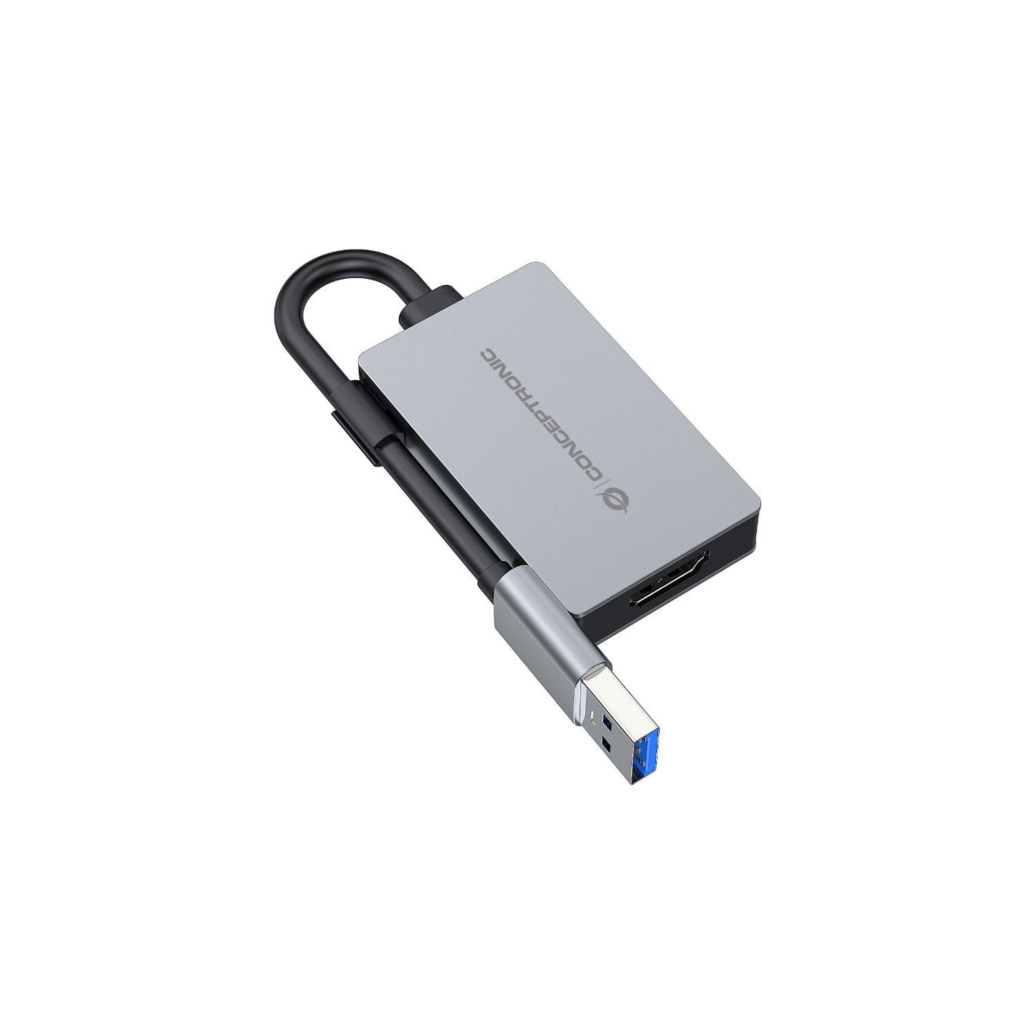 ABBY22G - Adaptador CONCEPTRONIC USB-A 3.0/M a HDMI 1.4/H FHD/60Hz Gris (ABBY22G)
