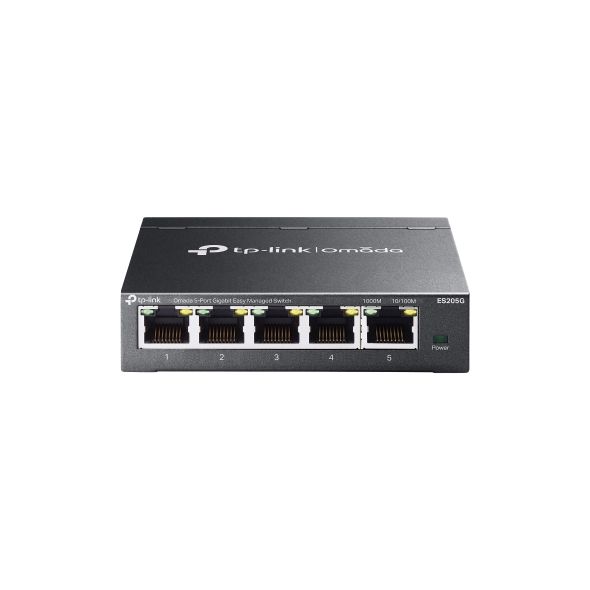 ES205G - Switch TP-Link Omada Easy Managed Gestionado 5xRJ45 4xPoE Ethernet GbE Negro ES205G)