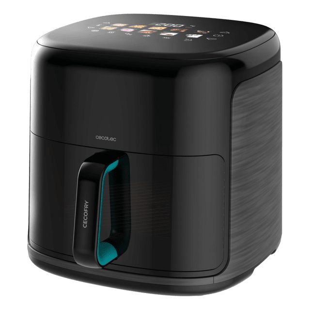 A01_EU01_101137 - Freidora de aire Cecotec Cecofry&Grill Smokin'Prime 8500, con doble resistencia para dorado perfecto y sabor de parrilla en carnes, capacidad de 8.5 litros y potencia de 2300 W para platos saludables. (A01_EU01_101137)