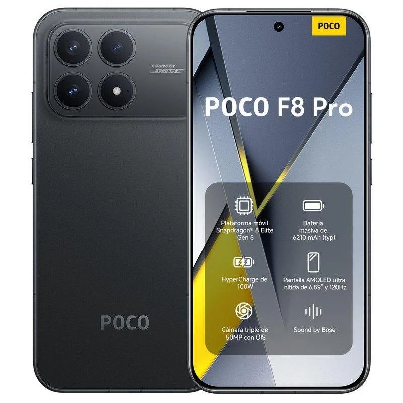 XIA-SP POCO F8P 12-512 BK - Smartphone XIAOMI 15T Pro 6.59
