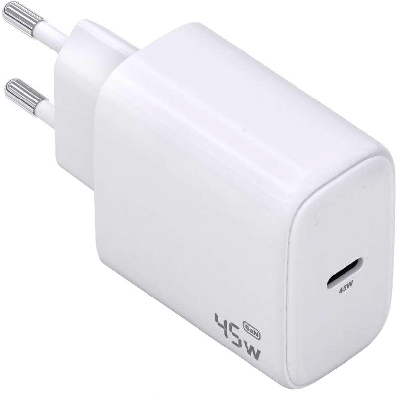 A110-0969 - Cargador de Pared AISENS GaN 45W PD 3.0 1xUSB-C Blanco (A110-0969)