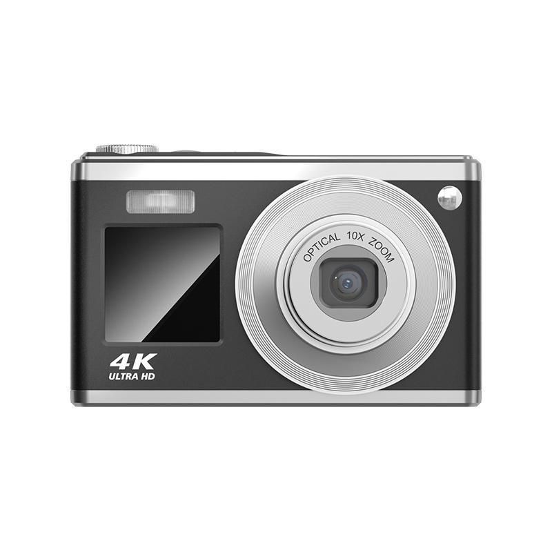 AGF-CAM DC9200 BK - C�mara Digital Agfa Photo Realishot Pantalla Dual 24mp 4K UHD Sensor CMOS Zoom �ptico 10x Negra (DC9200BK)
