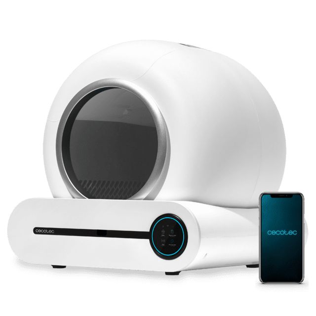 A01_EU01_112398 - Arenero Cecotec Pumba 8500 CleanKitty Smart, con autolimpieza, triple sistema de desodorizaci�n, control por wifi y pantalla, silencioso y seguro con sensor de infrarrojos.(A01_EU01_112398)