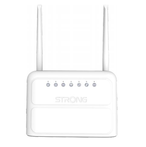 4GROUTER360 - Router Strong 300Mbit/s 4xRJ45 WiFi 4 Ethernet 10/100 4G LTE 2 Antenas Externas Blanco (4GROUTER360)