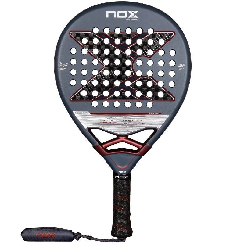 NXS-PALA PAD AT10 GEN 12K 25 - Pala P�del NoxSport AT10 Genius 12K 2025 Agustin Tapia, 360-375gr, 100% carbono.