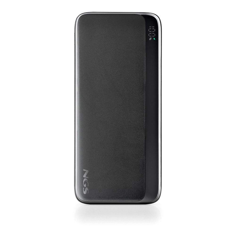 QUIZ20 - PowerBank NGS 20000mAh, carga r�pida PD2.0 22.5w, entrada 2Usb-C, salida Usb-C Usb-A, Negro. (QUIZ20)