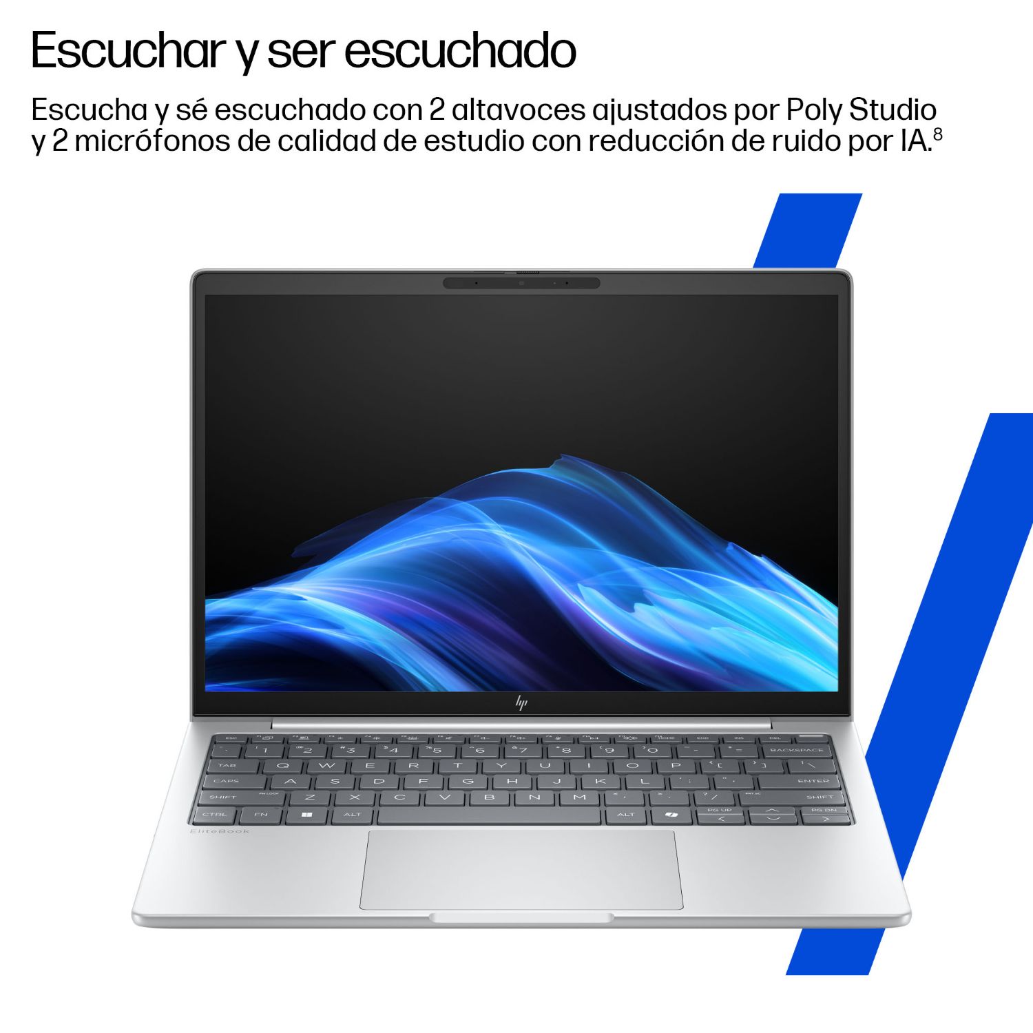 AD2Z0ET - Port�til HP EliteBook 8 G1 Intel Core Ultra 5-225H 16Gb 512Gb SSD C�mara Frontal 5mp/IR 14