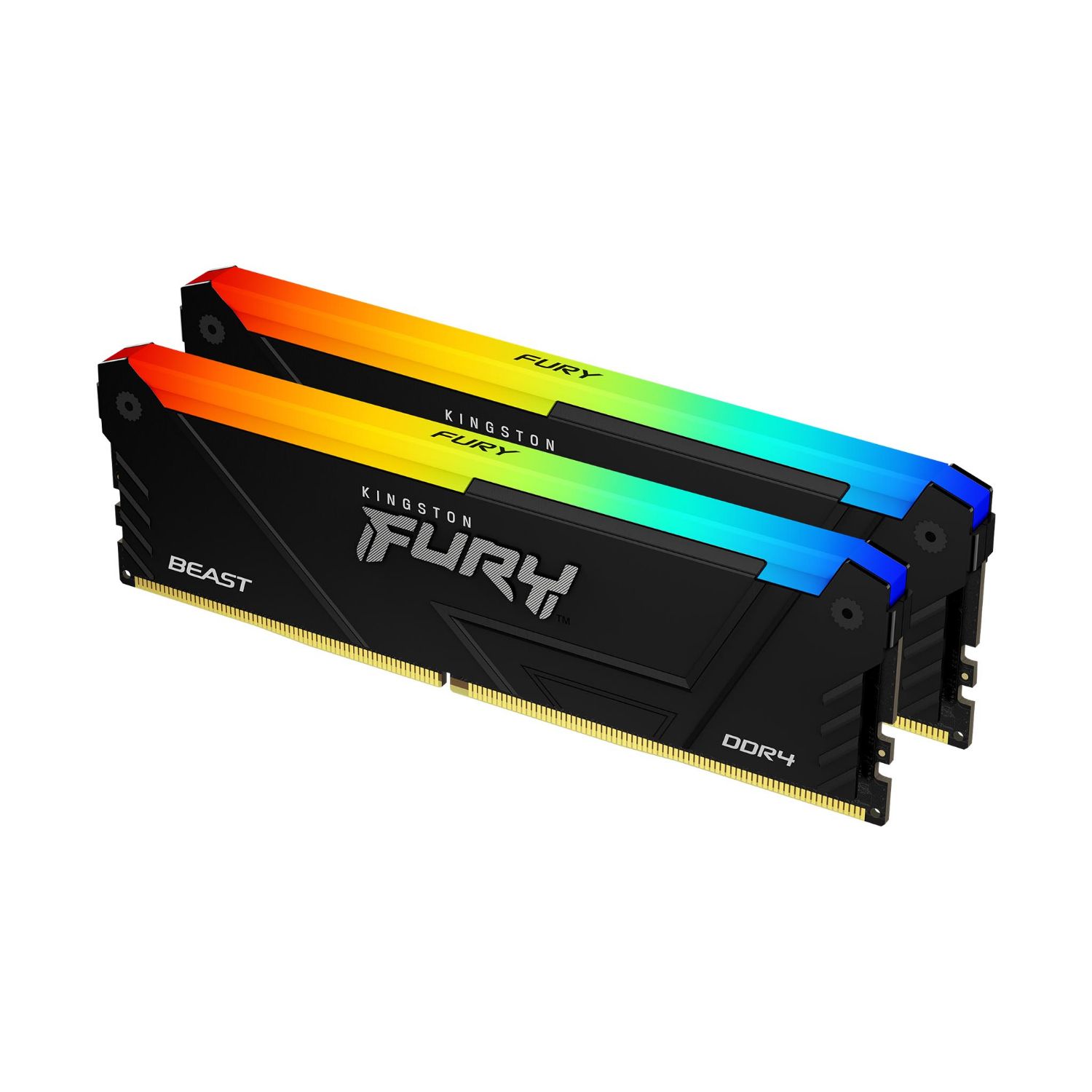 KF432C16BB2AK2/32 - M�dulo Kingston Fury Beast RGB 2x16Gb DDR4 3200Mhz CL16 (KF432C16BB2AK2/32)