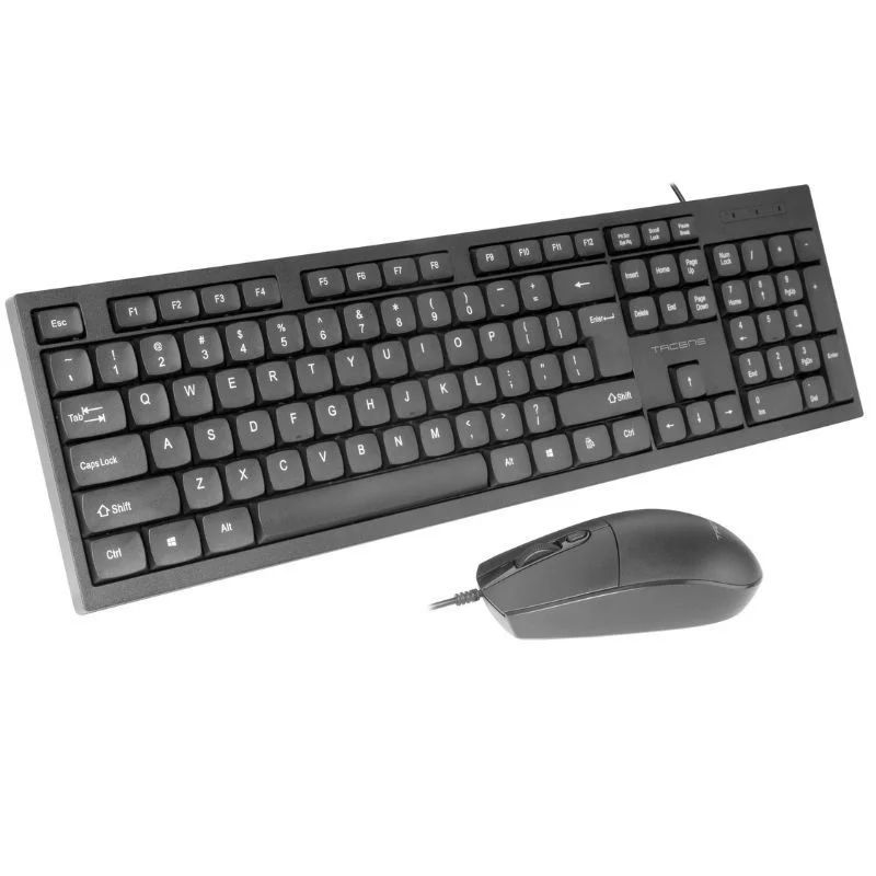 ACP02ES - Kit Teclado+Rat�n Tacens Usb 1600dpi Negro (ACP02ES)