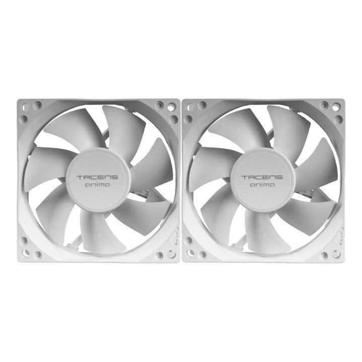 AF8X2W - Kit Ventilador Tacens Anima 8x8cm 2Unidades Blanco (AF8X2W)