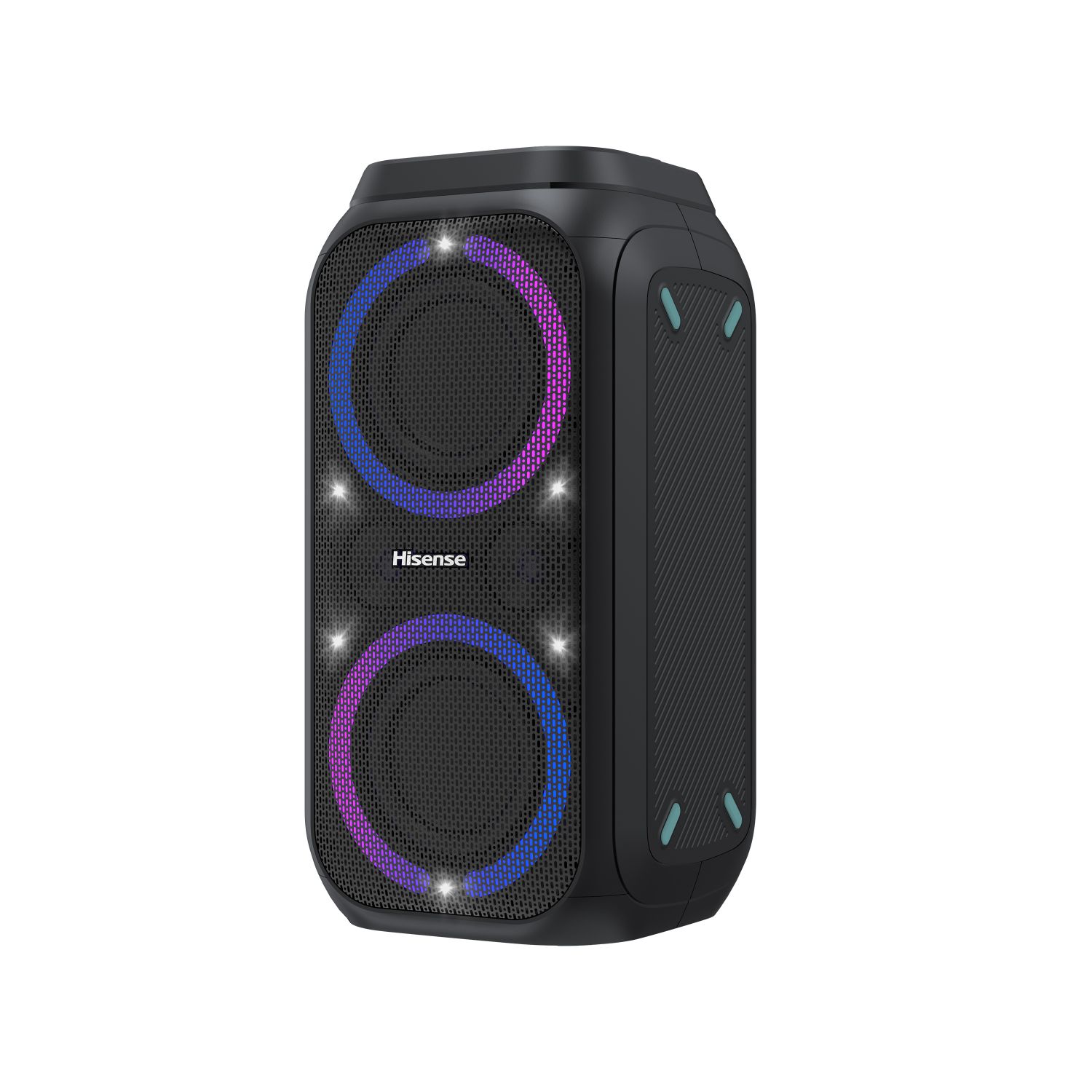 PARTY ROCKET 160 - Altavoz Hisense LED 2.0 160W Subwoofer USB Bluetooth 5.0 IPX4 Negro (PARTY ROCKET 160)