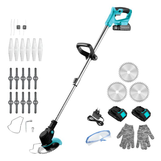 A01_EU01_102264 - Desbrozadora Cecotec FastCut 3000 Freemove multifunci�n 4in1. Bater�a 21V. Potencia de 650W. Cabezal orientable. Tubo telesc�pico. Incluye accesorios y recambios. (A01_EU01_102264)