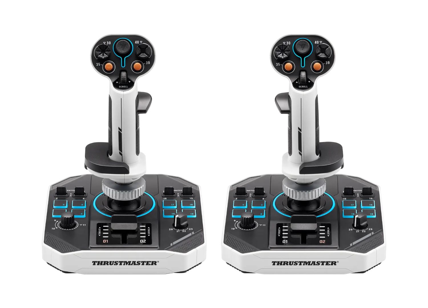 2960939 - JoyStick Thrustmaster Sol-R 2 HOSAS Space Sin Duo, 88botones 6ejes Usb-C, para PC. 2Palancas. (2960939)