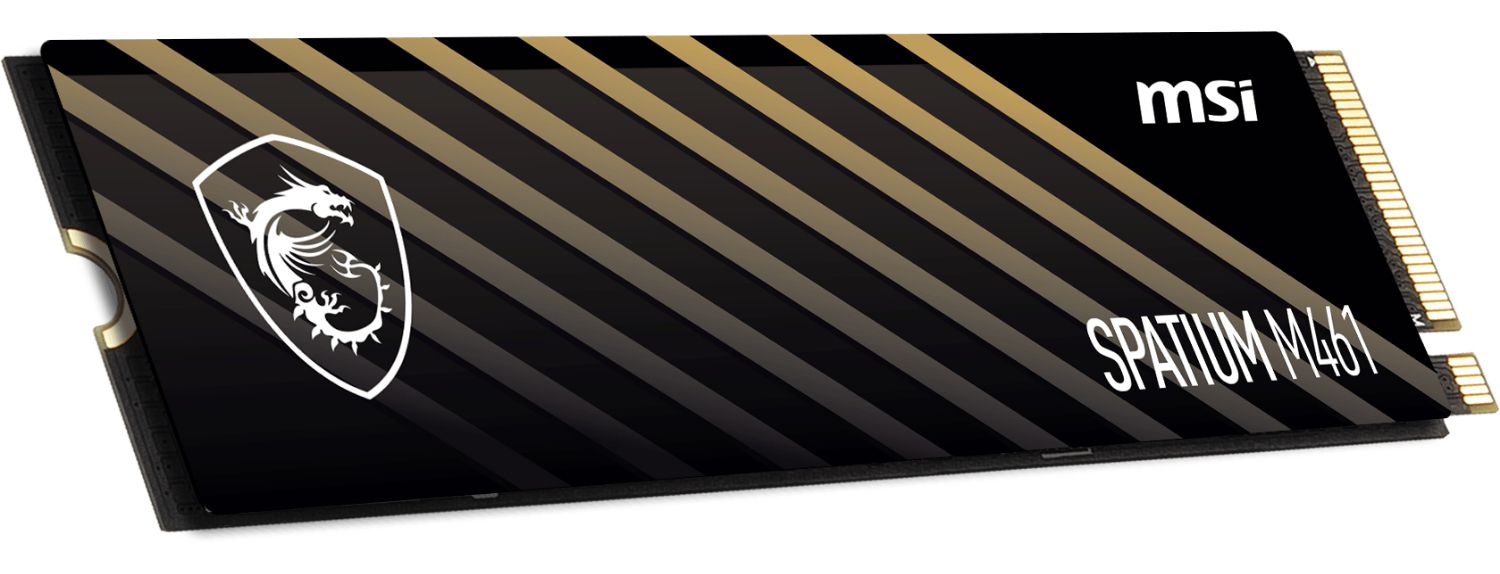 S78-440L1D0-P83 - Disco MSI SSD Spatium M461 1Tb M.2 NVMe PCIe 4.0 3D NAND Lectura 5000 Mb/s Escritura 3500 Mb/s (S78-440L1D0-P83)