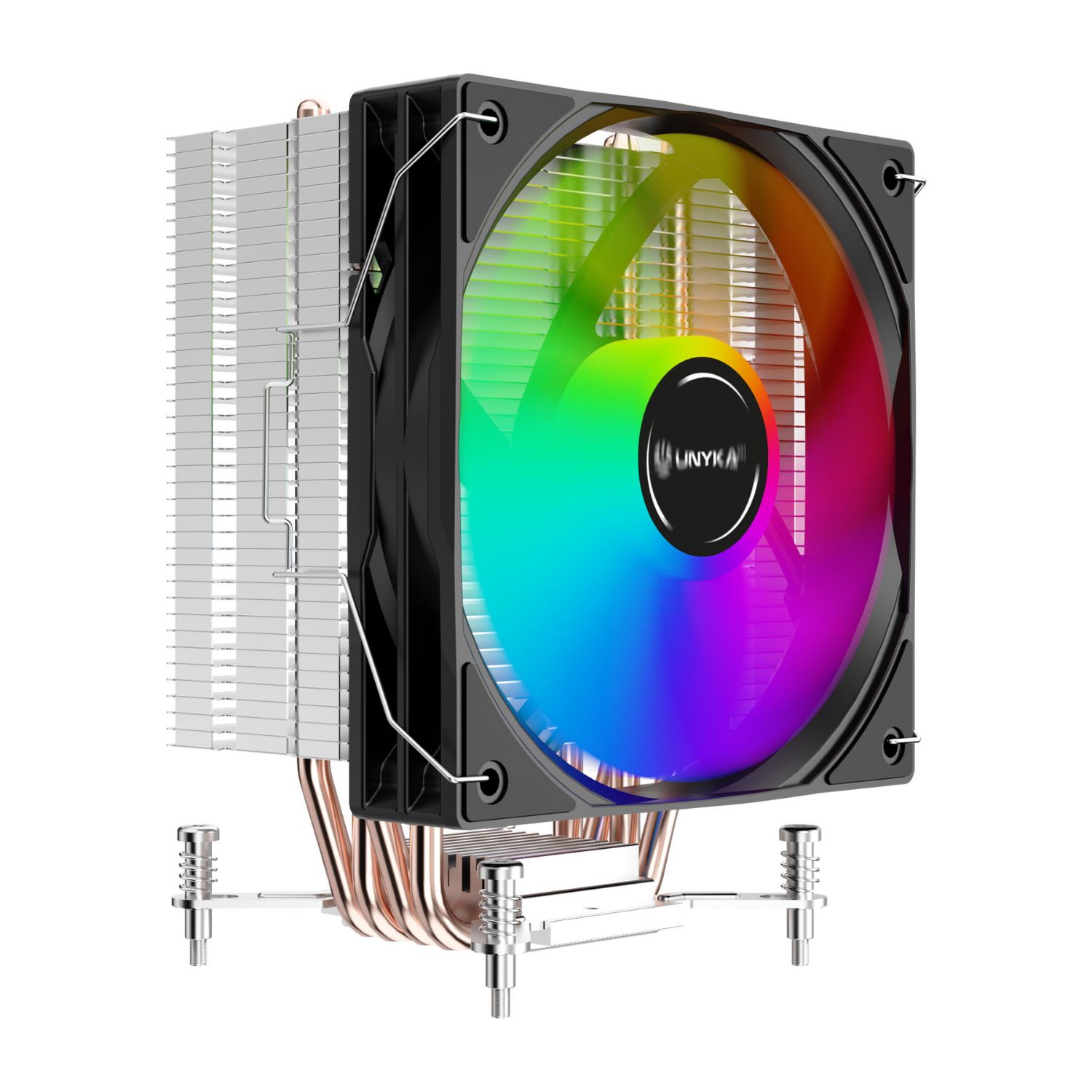 UK324012A - Ventilador Disipador CPU Unyka UNYCOOL H41 ARGB 122x75x153mm. (UK324012A)