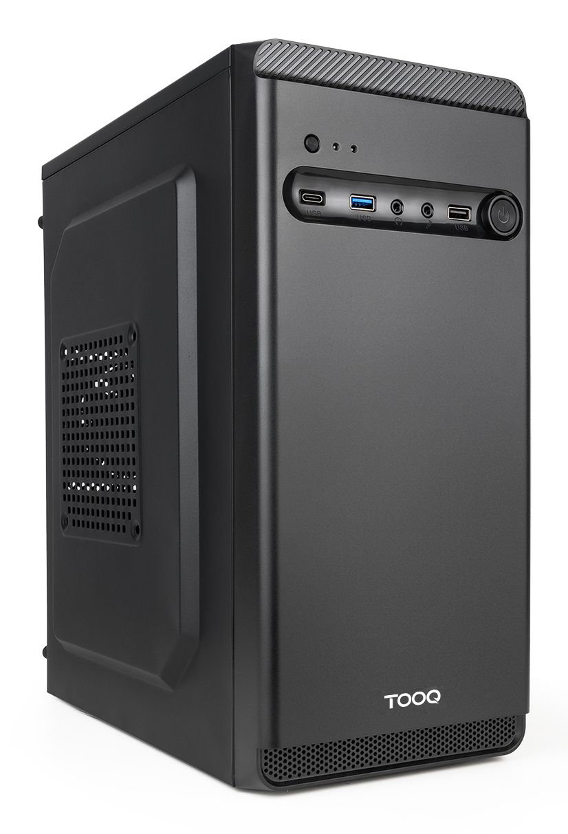 TQC-4702-SP - Caja TooQ Dodeka Ultra 500W Usb-C mATX (TQC-4702-SP)