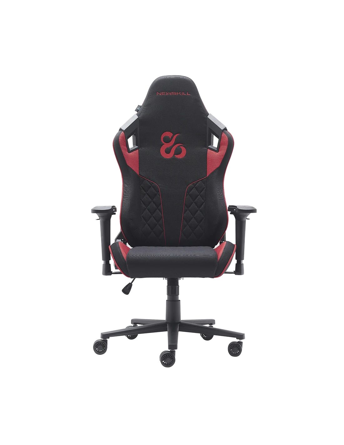 NS-CH-TAKAMIKURAV2-R - Silla Gaming NewSkill Takamikura V2 Rojo, Tela Transpirable, Cojines Lumbar y Cervical Incluidos, Reclinable en 180�, Soporta hasta 136Kg. (NS-CH-TAKAMIKURAV2-R)