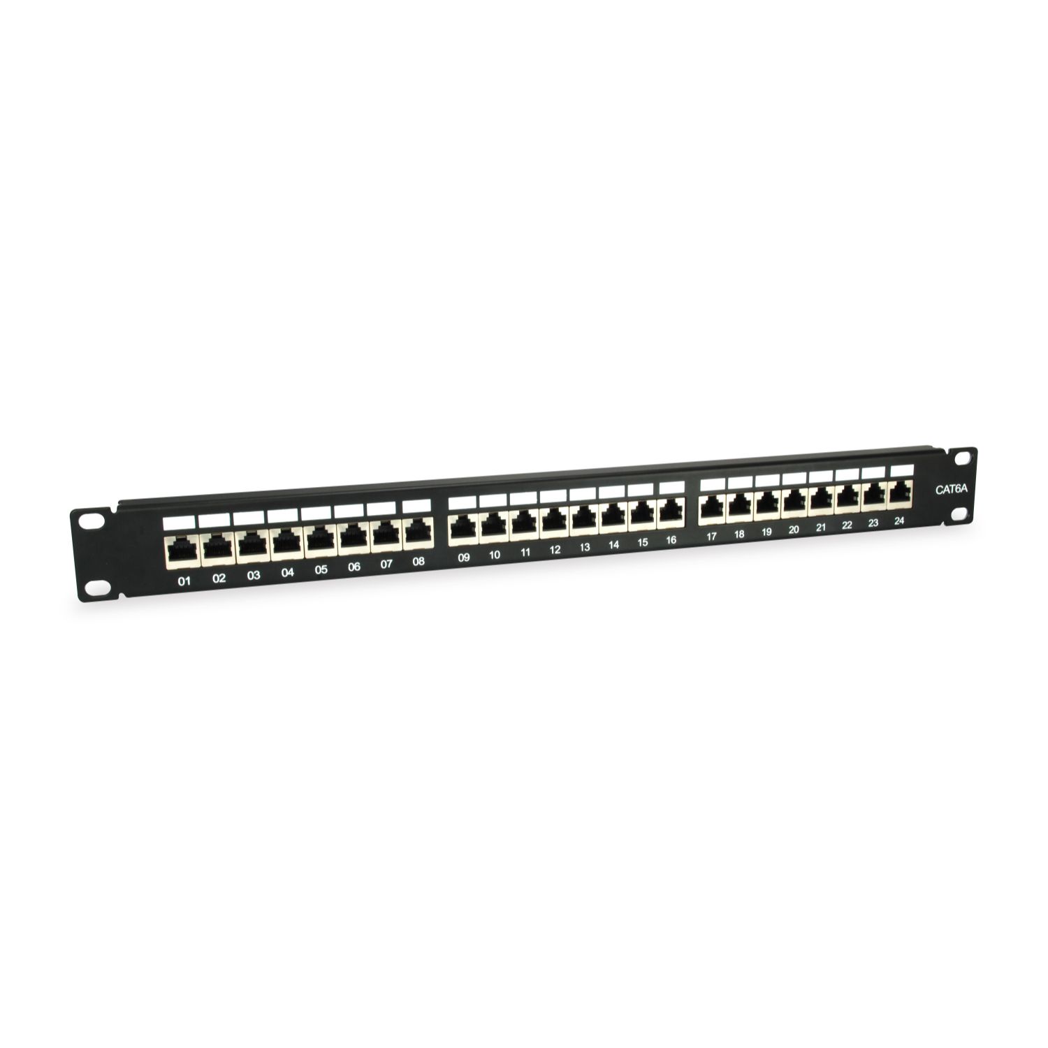 326625 - Panel de Conexiones Blindado EQUIP 24xRJ45 Cat.6A Negro (326625)