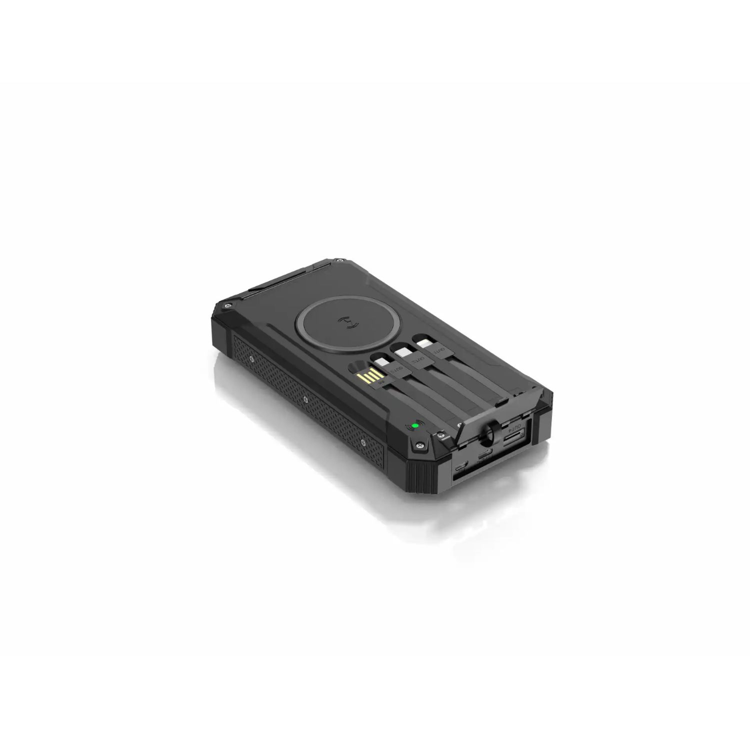 PSC-20012 - PowerBank DENVER 20000mAh USB-A/USB-C/mUSB/Lightning Carga Solar inal�mbrica 5W Linterna LED Negro (PSC-20012)