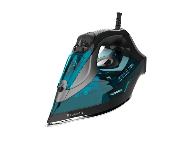 05570 - Plancha Cecotec Fast&Furious 5055 Pro, 3100w, de Vapor con Suela de Cer�mica, Deslizamiento TurboSlide, 5 Niveles de Temperatura, Vapor Continuo 65 g/m, Golpe de Vapor 255g/min. (05570)